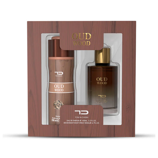 Oud Wood Combo Set - Perfume 100ml + Deodorant 200ml